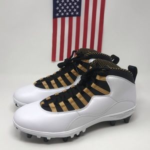 Nike Air Jordan 10 TD Mid Men's Football Cleats